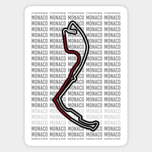 Monaco - F1 Track Sticker
